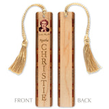 Author Agatha Christie Handmade Engraved Wooden Bookmark - Made in the USA