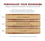 Dog Humorous Quote Handmade Engraved Wooden Bookmark - Made in the USA