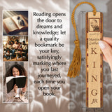 Martin Luther King, Jr. Handmade Wooden Bookmark - Made in the USA