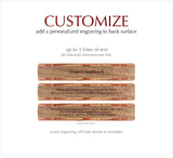 Vibrant Mushrooms Handmade Wood Bookmark - Made in the USA