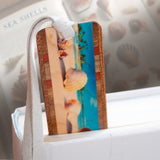 Seashells Handmade Wooden Bookmark - Made in the USA