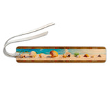 Seashells Handmade Wooden Bookmark - Made in the USA