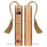 Theodore Roosevelt Quote Wooden Bookmark – "Good Place for All of Us" – Patriotic Gift About Unity & Equality – Handmade USA Keepsake