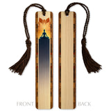 Yoga Meditation Wooden Bookmark – Zen Mindfulness Gift, Handmade in USA