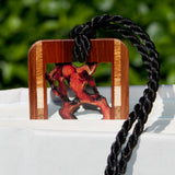 Octopus Garden Underwater Sea Life Engraved Cut-Out with added Color Handmade Wooden Bookmark - Made in the USA
