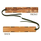 Golfing Handmade Engraved Wooden Bookmark - Made in the USA