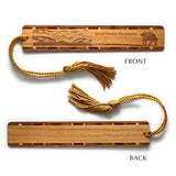 Great Smoky Mountains Handmade Engraved Wooden Bookmark - Made in the USA