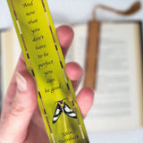John Steinbeck Inspirational Quote Handmade Wooden Bookmark - Made in the USA