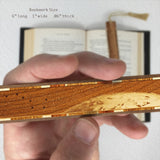 Outer Space Big Dipper Ursa Major Handmade Engraved Wooden Bookmark - Made in the USA