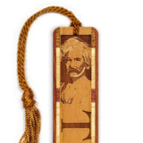 Author Mark Twain Handmade Engraved Wooden Bookmark - Made in the USA