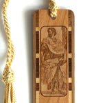 Aristotle Greek Philosopher Handmade Engraved Wooden Bookmark - Made in the USA