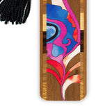 Floral Flowers Handmade Wooden Bookmark - Made in the USA
