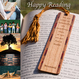 Aristotle Excellence Quote Engraved Handmade Wooden Bookmark - Made in the USA
