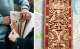 Engraved Handmade Wooden Bookmark (Aztec Mayan) - Made in the USA