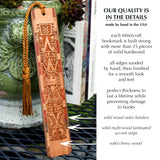 Engraved Handmade Wooden Bookmark (Aztec Mayan) - Made in the USA