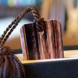 Beach Waves at Sunset Photograph by Mike DeCesare Handmade Wooden Bookmark - Made in the USA