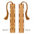 Books and Friends Quote by Author Louisa May Alcott Handmade Engraved Wooden Bookmark - Made in the USA
