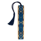 Handmade Wooden Bookmark Argyle (Blue) - Made in the USA