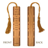 Aristotle Excellence Quote Engraved Handmade Wooden Bookmark - Made in the USA