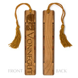 Author Kurt Vonnegut Engraved Handmade Wooden Bookmark - Made in the USA
