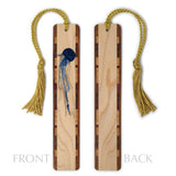 Blue Jellyfish Handmade Wooden Bookmark - Made in the USA