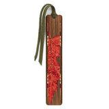 Red Maple Leaf Handmade Wooden Bookmark - Made in the USA
