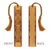 Engraved Handmade Wooden Bookmark (Aztec Mayan) - Made in the USA