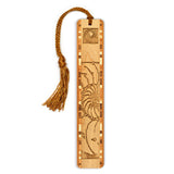 Nautilus Seashell Handmade Engraved Wooden Bookmark - Made in the USA