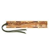 Golfing Handmade Engraved Wooden Bookmark - Made in the USA