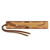 Bald Eagle Birds Engraved on Handmade Wooden Bookmark - Made in the USA