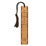 Benjamin Franklin Motivational Knowledge Quote Handmade Wooden Bookmark - Made in the USA
