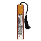 Skiing Snow Day Ski Lift Handmade Wooden Bookmark - Made in the USA
