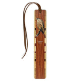 Peregrine Falcon Raptor Bird (Double Sided) Handmade Wooden Bookmark - Made in the USA