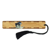 Great Blue Heron Bird (Double Sided) Handmade Wooden Bookmark - Made in the USA