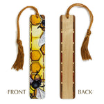 Bees Honeybee Honeycomb by Christi Sobel on Handmade Wooden Bookmark - Made in the USA