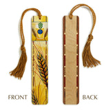 Handmade Wooden Bookmark by Christi Sobel Beer Hops and Barley - Made in the USA