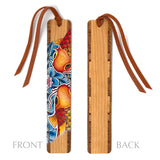 Koi Japanese Fish by Christi Sobel Handmade Wooden Bookmark - Made in the USA