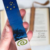 The Sisters Night Sky by Christi Sobel Handmade Wooden Bookmark - Made in the USA