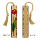 Tulip Flower by Christi Sobel Handmade Wooden Bookmark - Made in the USA