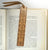 Books Are Friends and Teachers Quote by C.W. Eliot Handmade Wooden Bookmark - Made in the USA