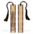 Buildings - Chrysler Building NYC Printed Directly On Handmade Wooden Bookmark with Inlays and Tassel