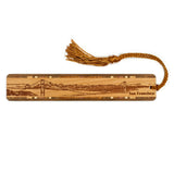 San Francisco California Golden Gate Bridge Handmade Engraved Wooden Bookmark - Made in the USA