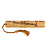 Clarinet Musical Instrument Handmade Engraved Wooden Bookmark - Made in the USA