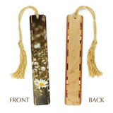 Daisy Wild Flower Photograph by Mike DeCesare on Handmade Wooden Bookmark - Made in the USA