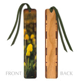 Tulips Spring Flowers Photograph by Mike DeCesare Handmade Wooden Bookmark - Made in the USA