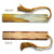 5th Anniversary Written in the Sand Handmade Wooden Bookmark - Made in the USA