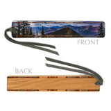 Mountain Range Photograph by Mike DeCesare Handmade Wooden Bookmark - Made in the USA