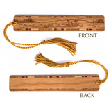 Drift Boat Fishing Handmade Laser Engraved Wooden Bookmark - Made in the USA