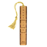 Albert Einstein Intelligence Quote Handmade Engraved Wooden Bookmark - Made in the USA