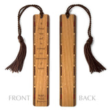 Poet Ralph Waldo Emerson Friendship Quote Handmade Engraved Wooden Bookmark - Made in the USA
